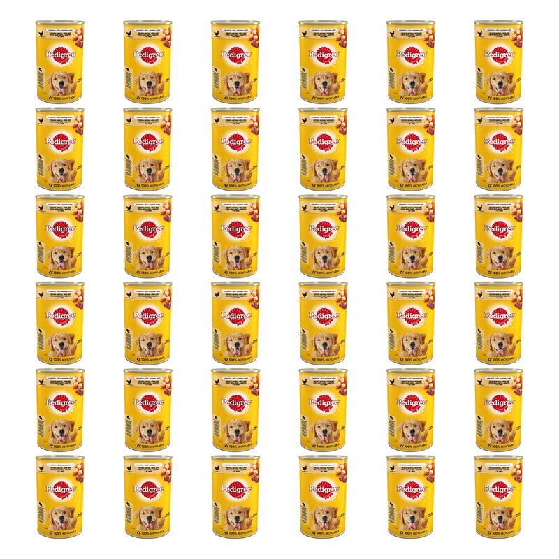 Karma dla psa PEDIGREE Adult Kurczak z marchewką 36 x 1.2 kg