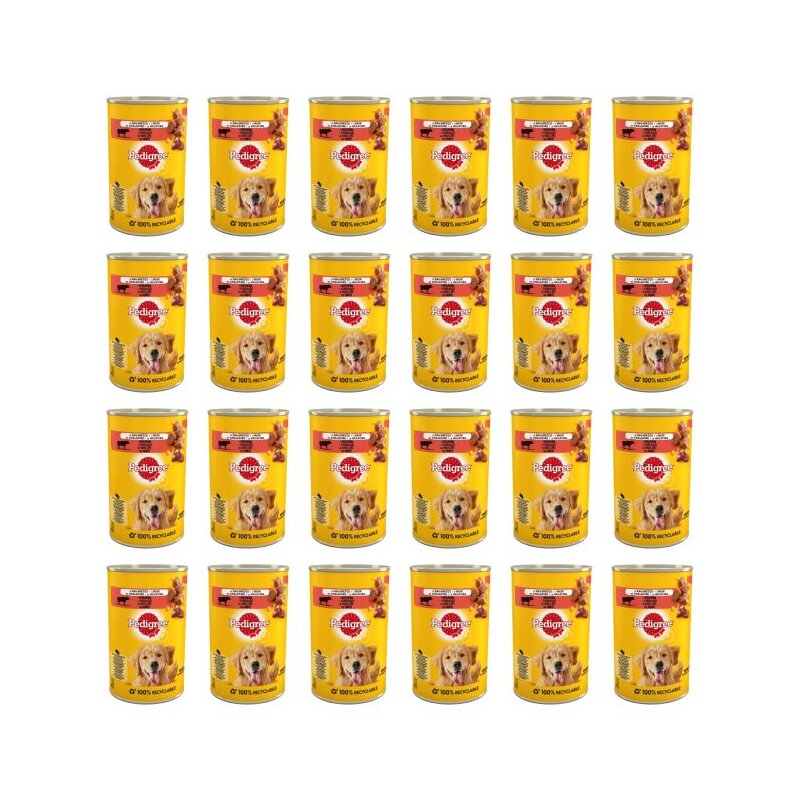 Karma dla psa PEDIGREE Wołowina 24 x 400 g