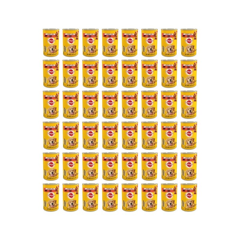 Karma dla psa PEDIGREE Wołowina 48 x 400 g