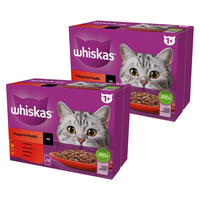 Karma dla kota WHISKAS Mix Smaków (24 x 85 g)