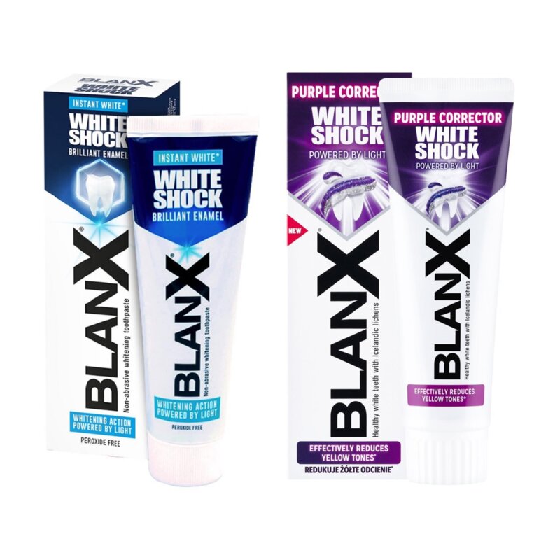 Pasta do zębów BLANX White Shock 75 ml + Pasta do zębów BLANX White Shock 75 ml