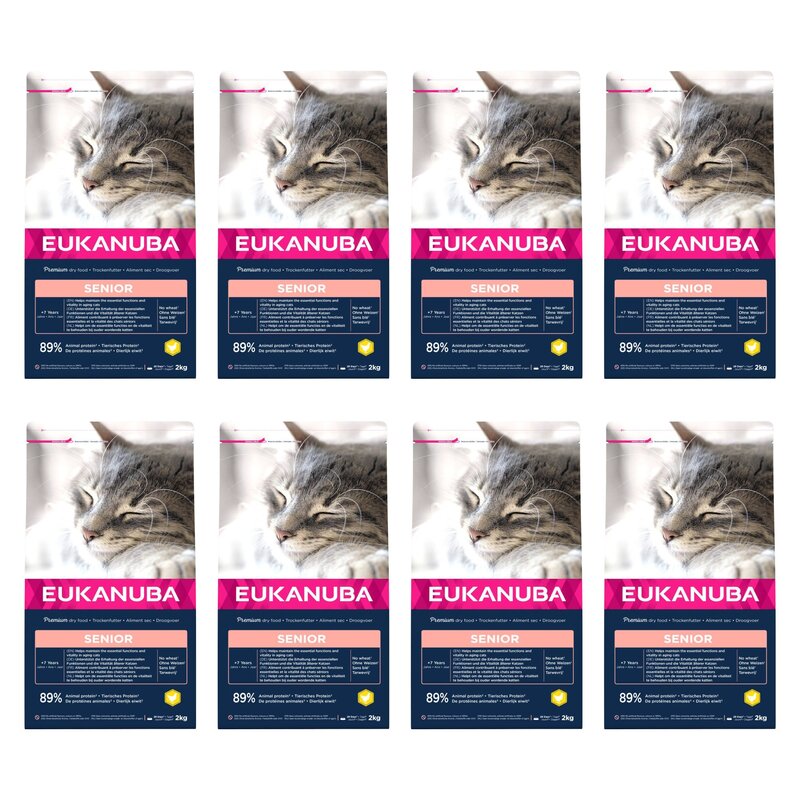 Karma dla kota EUKANUBA Senior Kurczak 8 x 2 kg