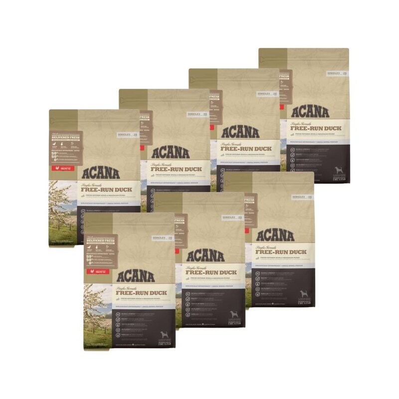 Karma dla psa ACANA Free-Run Duck Kaczka z dynią 7 x 2 kg