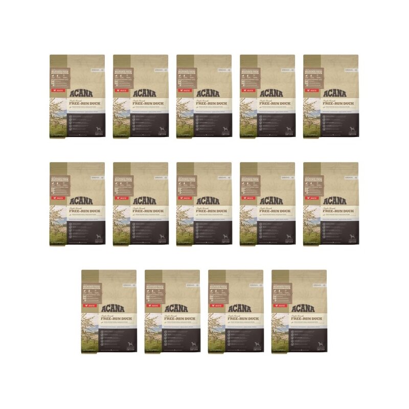 Karma dla psa ACANA Free-Run Duck Kaczka z dynią 14 x 2 kg