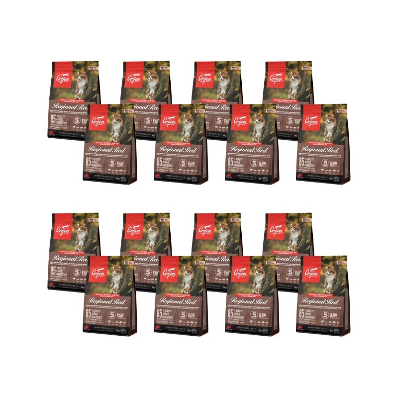 Karma dla kota ORIJEN Cat Regional Red Wołowina 16 x 1.8 kg