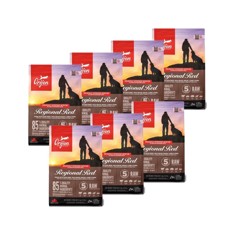 Karma dla psa ORIJEN Regional Red 7 x 2 kg