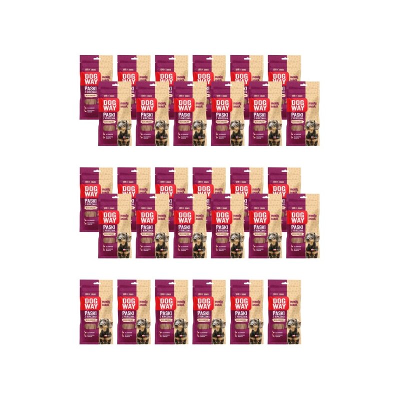 Przysmak dla psa DOGWAY Meaty Snack Kurczak 30 x 60 g