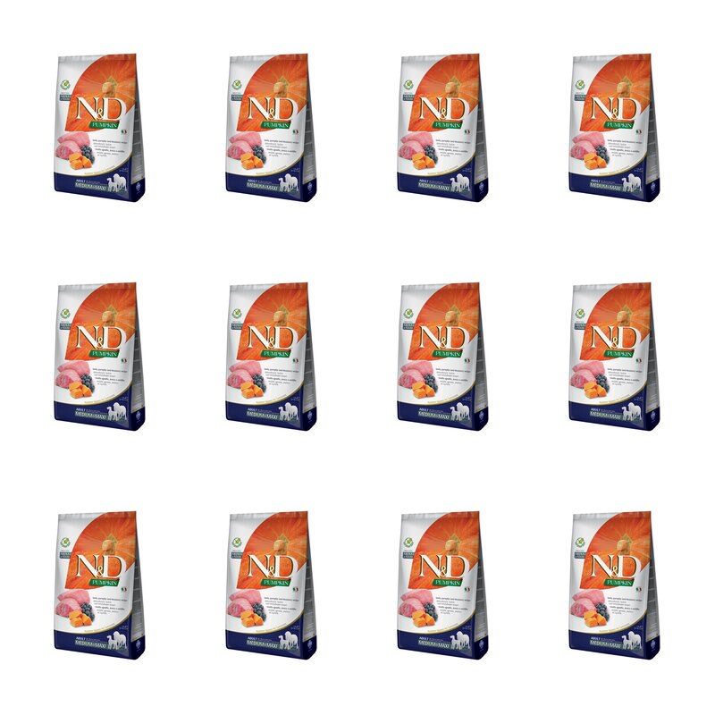 Karma dla psa FARMINA N&D Jagnięcina z dynią i borówką 12 x 2.5 kg