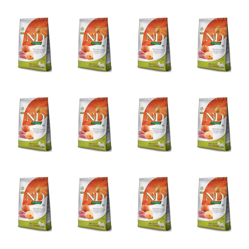 Karma dla psa FARMINA N&D Dzik z dynią i jabłkiem Adult Mini 12 x 2.5 kg