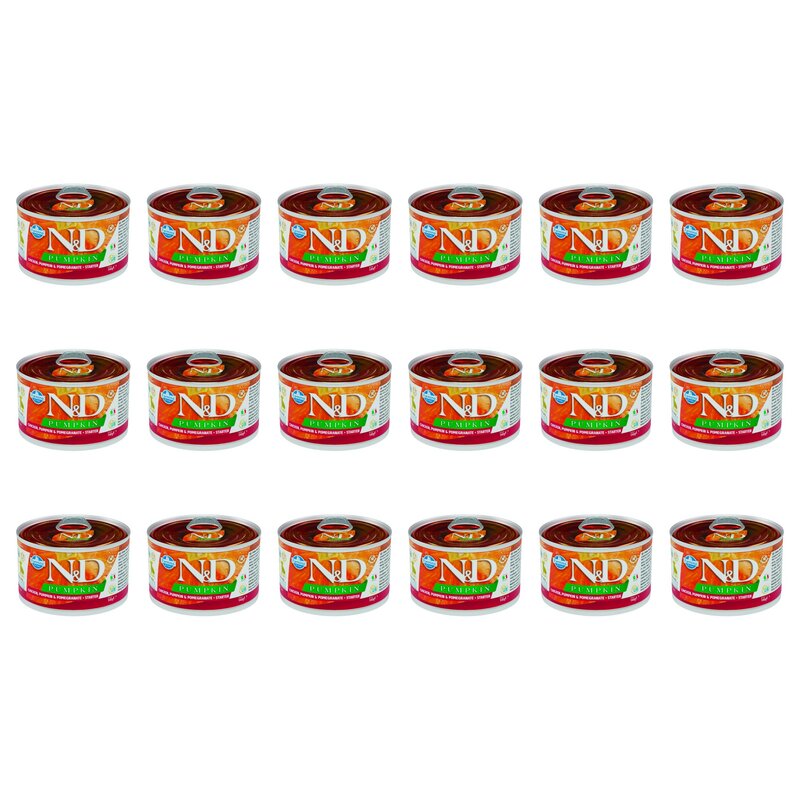 Karma dla psa FARMINA N&D Pumpkin Kurczak z dynią i owocem granatu Puppy Mini 18 x 140 g