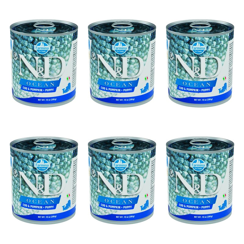 Karma dla psa FARMINA N&D Ocean Dorsz i Dynia Puppy 6 x 285 g