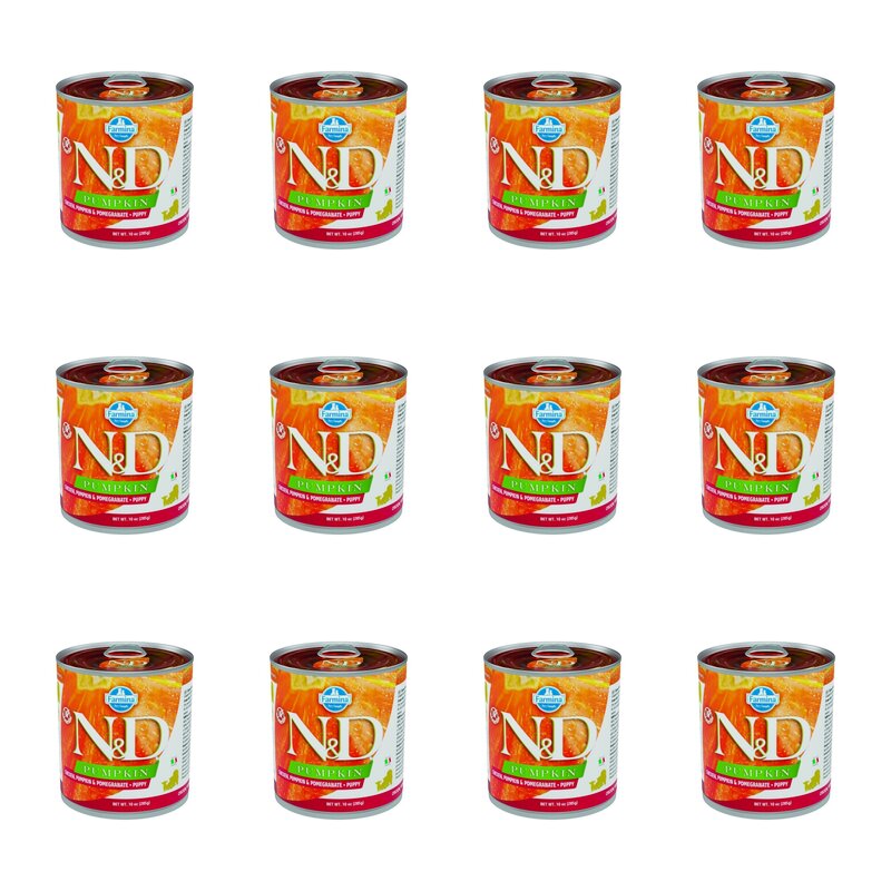 Karma dla psa FARMINA N&D Kurczak z dynią i owoc granatu Puppy 12 x 285 g