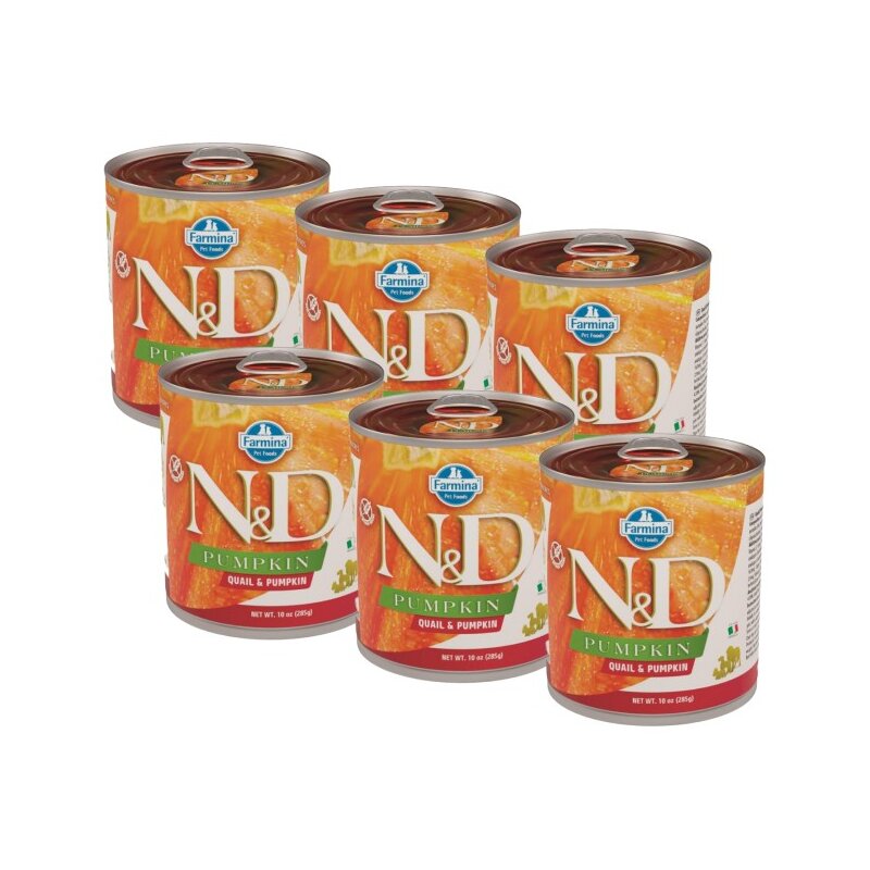 Karma dla psa FARMINA N&D Przepiórka z dynią 6 x 285 g