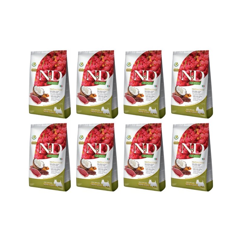 Karma dla psa FARMINA N&D Quinoa Kaczka z kokosem i kurkumą 8 x 2.5 kg