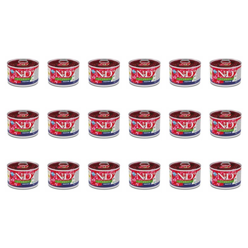 Karma dla psa FARMINA N&D Quinoa Digestion Jagnięcina z komosą ryżową 18 x 140g