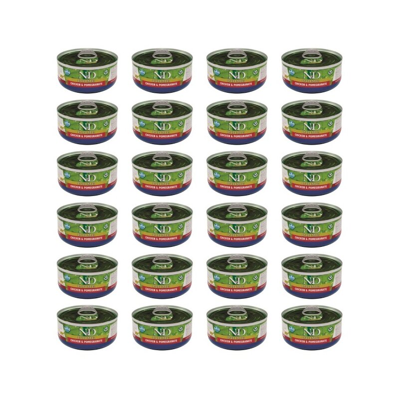 Karma dla kota FARMINA N&D Prime Kurczak z granatem 24 x 70 g