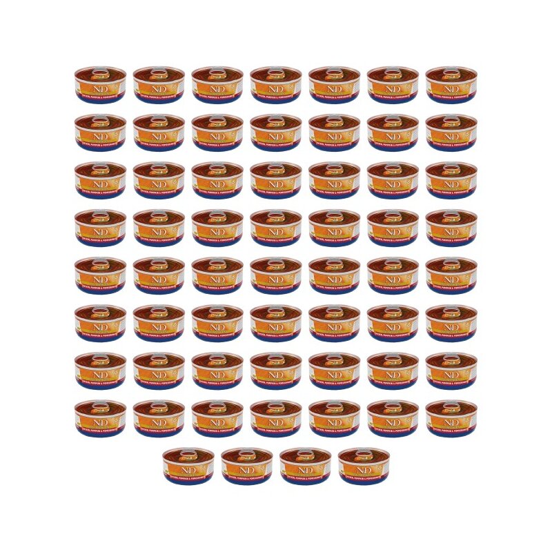 Karma dla kota FARMINA N&D Kurczak z dynią i owocem granatu 60 x 80 g