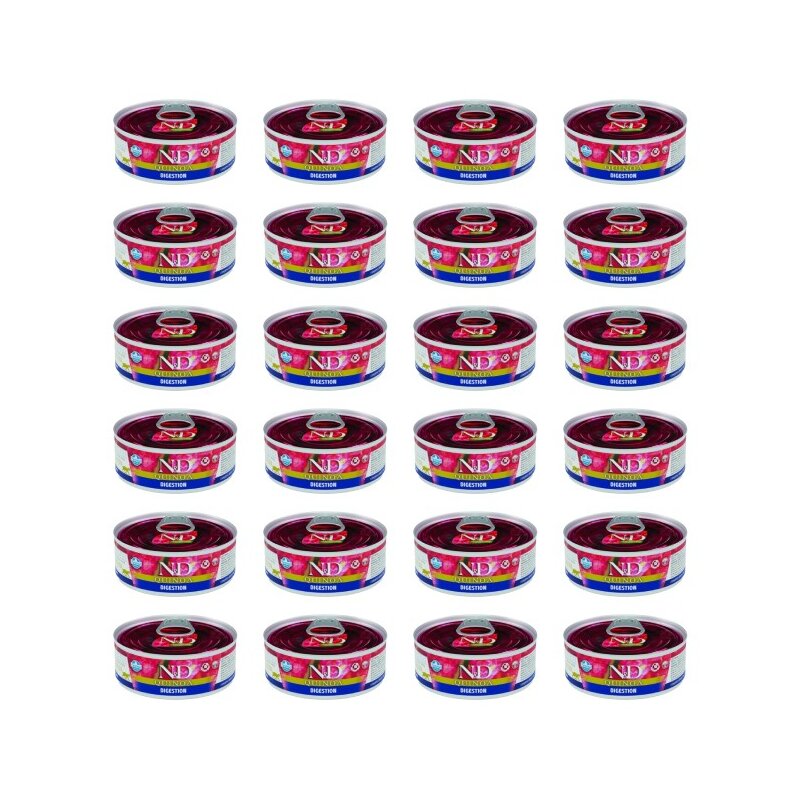Karma dla kota FARMINA N&D Quinoa Digestion jagnięcina 24 x 80 g