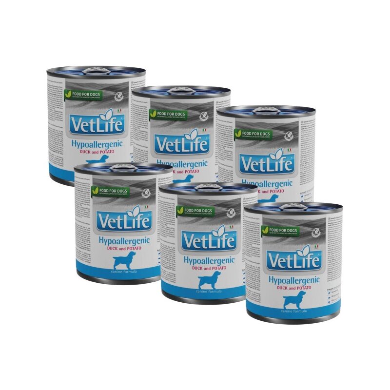 Karma dla psa FARMINA Vet Life Hypoallergenic Kaczka z ziemniakami 6 x 300 g