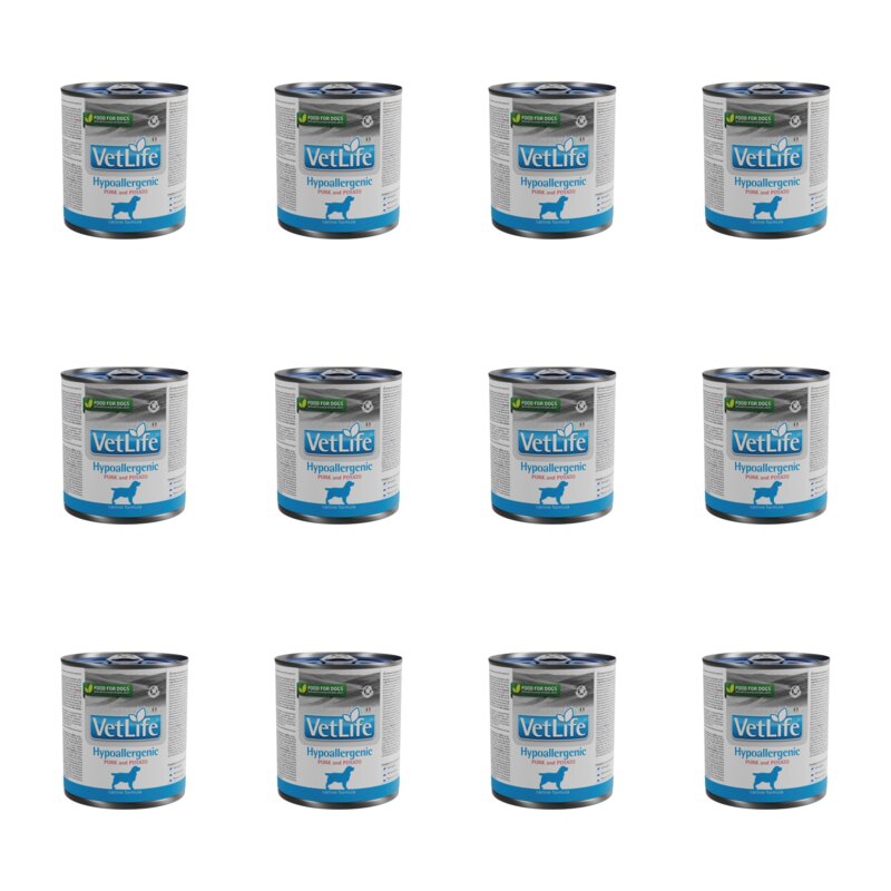 Karma dla psa FARMINA Vet Life Hypoallergenic Wieprzowina z ziemniakami 12 x 300 g