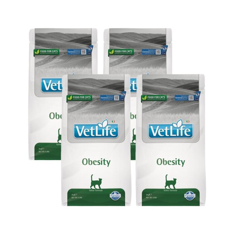 Karma dla kota FARMINA Vet Life Obesity 4 x 2 kg