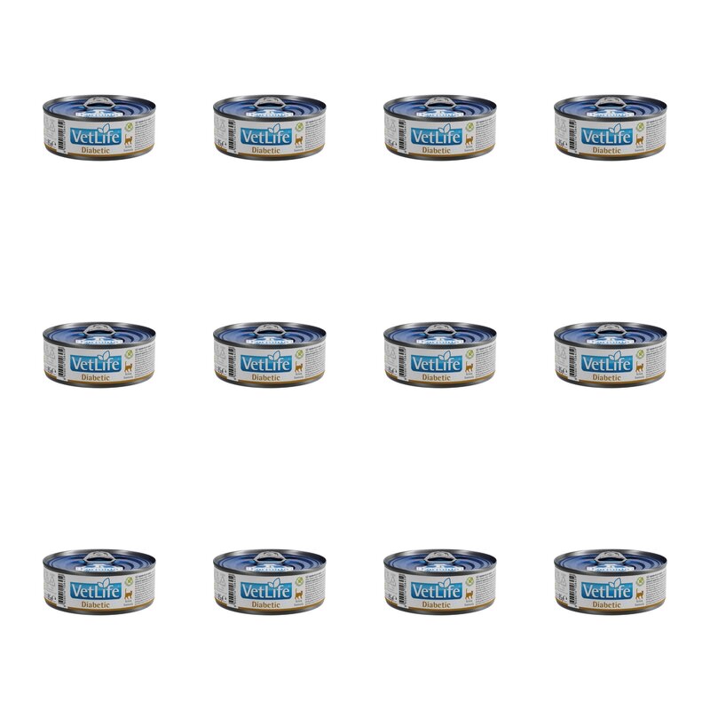 Karma dla kota FARMINA VetLife Diabetic Feline 12 x 85 g