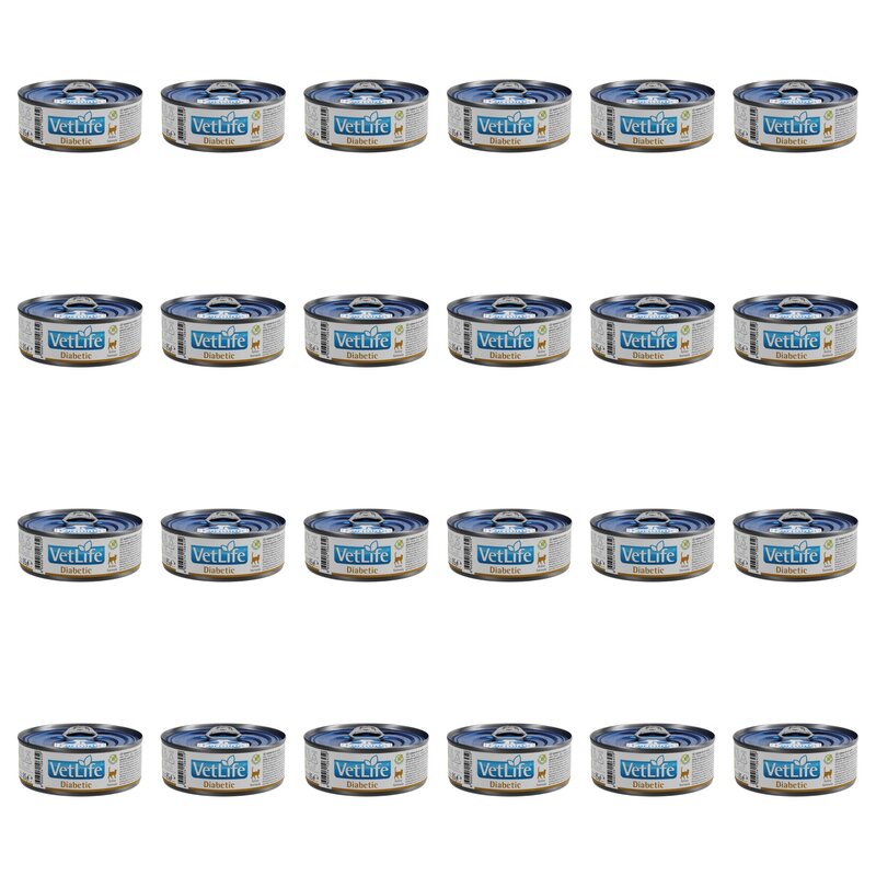 Karma dla kota FARMINA VetLife Diabetic Feline 24 x 85 g