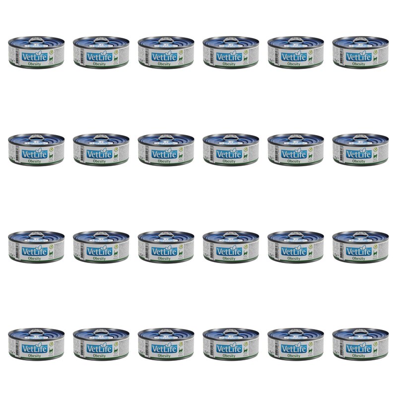 Karma dla kota FARMINA VetLife Obesity Feline 24 x 85 g