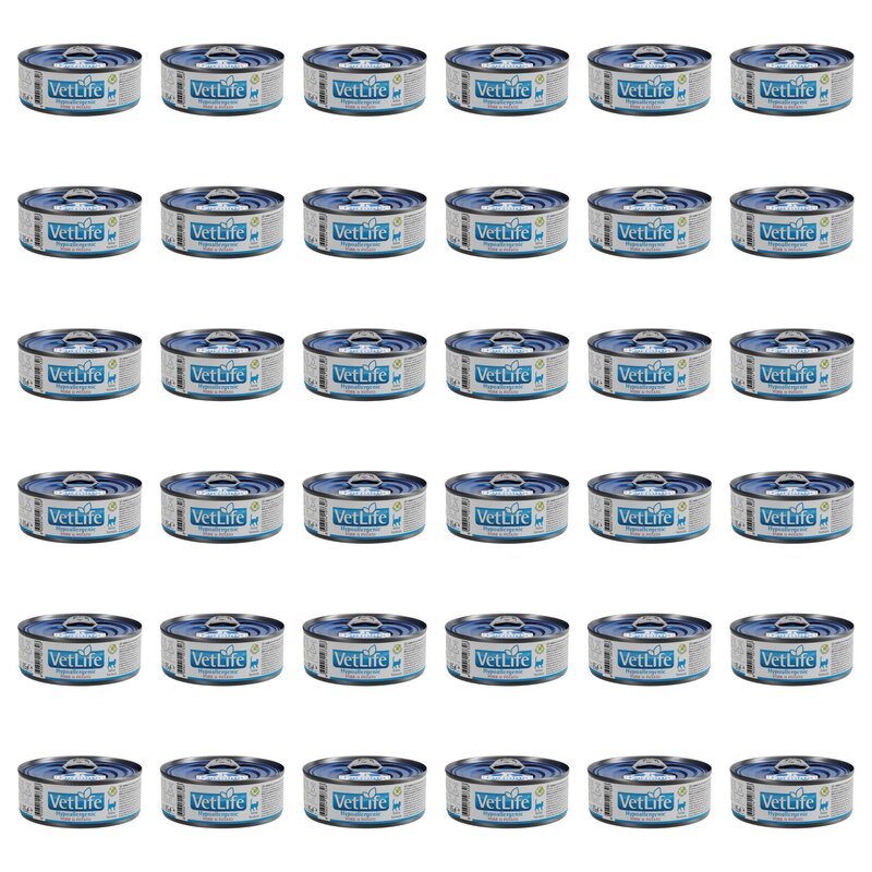 Karma dla kota FARMINA VetLife Hypoallergenic Pork & Potato 36 x 85 g
