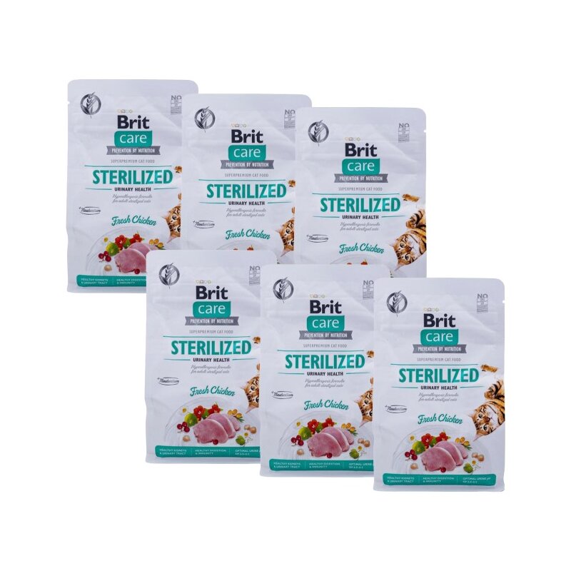 Karma dla kota BRIT Care Sterilized Urinary Kurczak 6 x 400 g