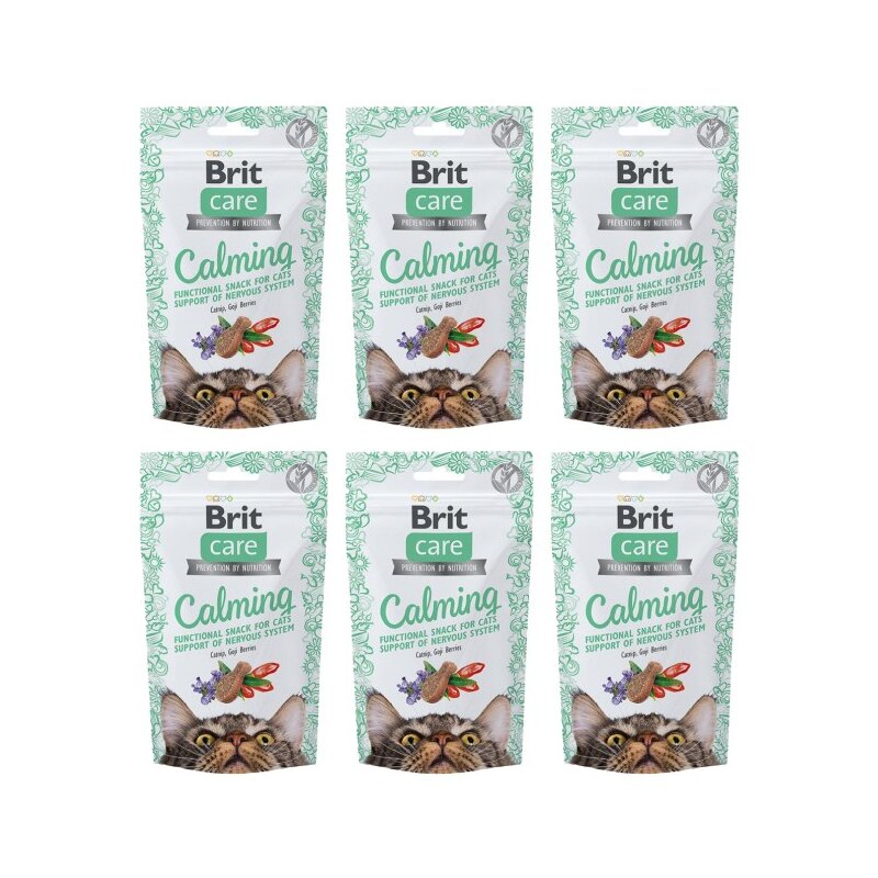 Przysmak dla kota BRIT CARE Snack Calming 6 x 50 g