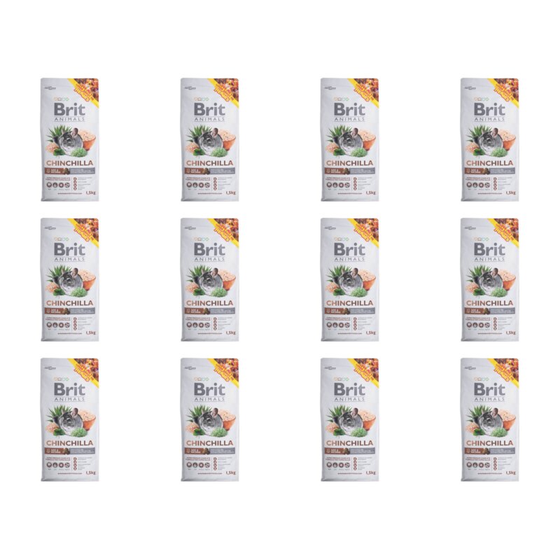 Karma dla gryzoni BRIT Animals Chinchilla Complete 12 x 1.5 kg