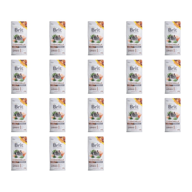 Karma dla gryzoni BRIT Animals Chinchilla Complete 18 x 1.5 kg