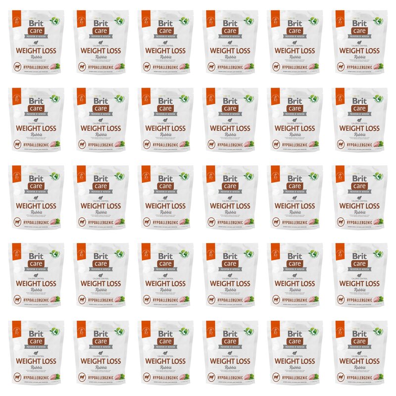 Karma dla psa BRIT CARE Dog Hypoallergenic Weight Loss 30 x 1 kg