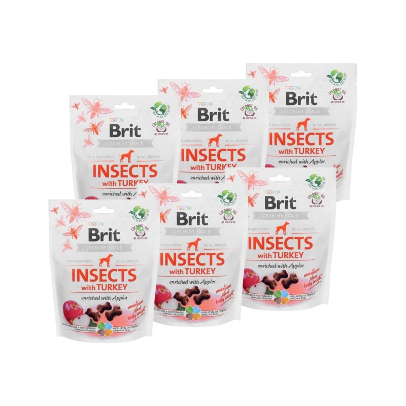 Przysmak dla psa BRIT Care Dog Insect&Turkey 6 x 200 g