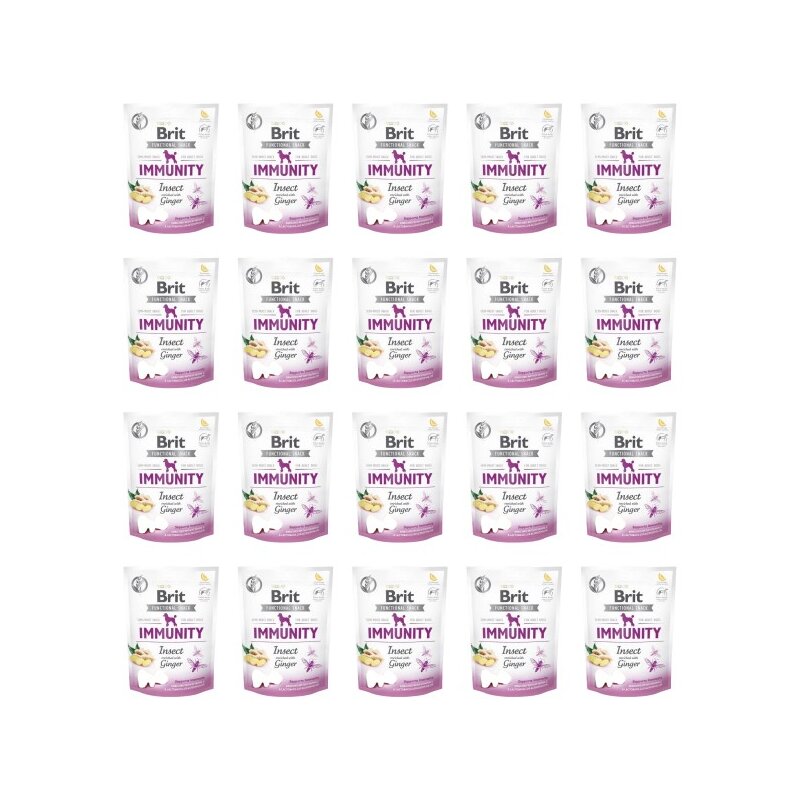 Przysmak dla psa BRIT CARE Dog Immunity Insect 20 x 150 g