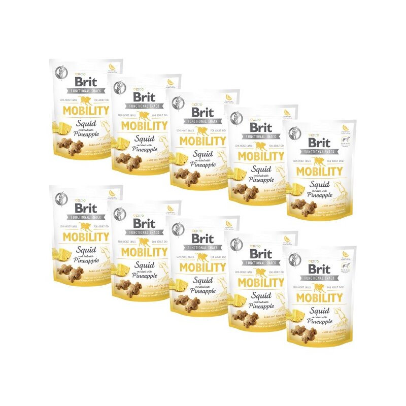 Przysmak dla psa BRIT CARE Dog Functional Snack Mobility Squid 10 x 150 g