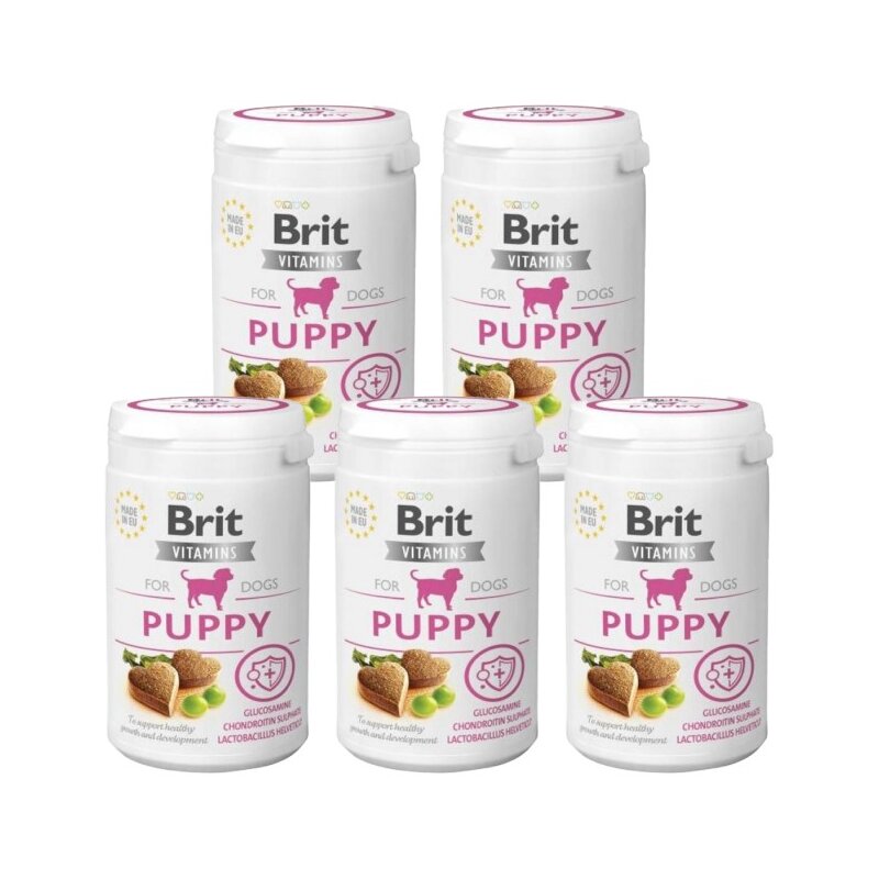 Suplement dla psa BRIT Vitamins Puppy 5 x 150 g