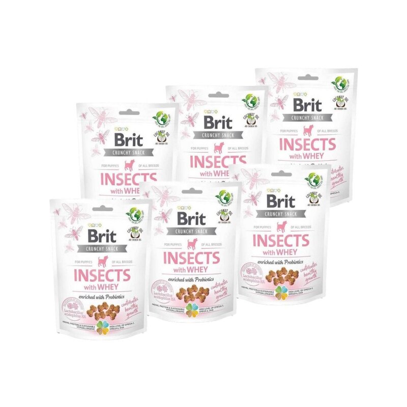 Przysmak dla psa BRIT CARE Dog Puppy Insects 6 x 200 g