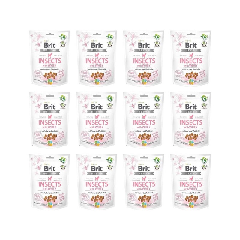 Przysmak dla psa BRIT CARE Dog Puppy Insects 12 x 200 g
