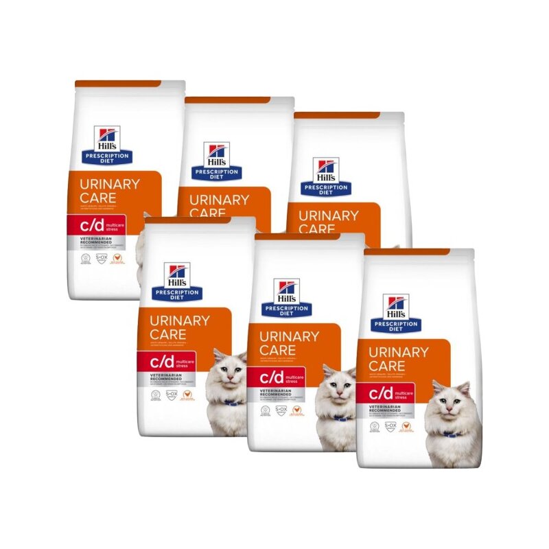 Karma dla kota HILL'S Prescription Diet Feline c/d Urinary Stress z Kurczakiem 6 x 1.5 kg
