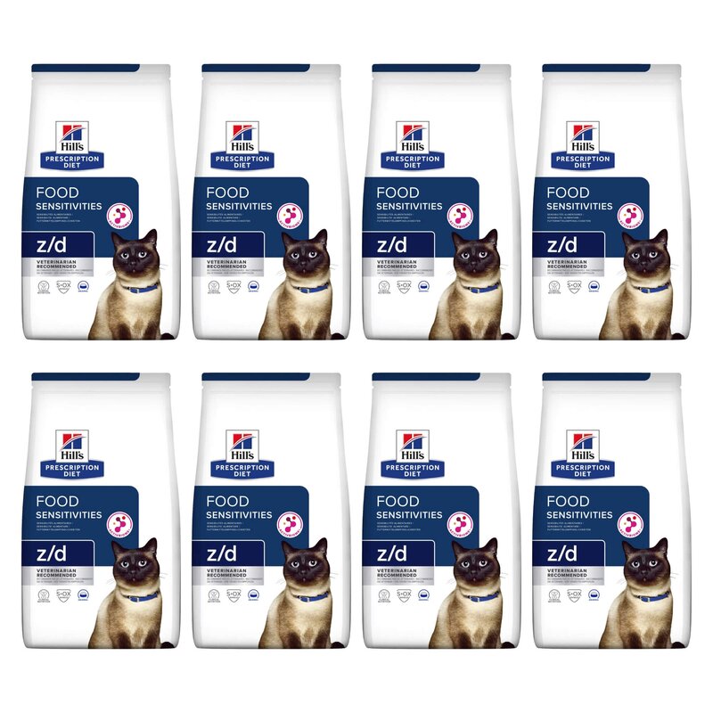 Karma dla kota HILL'S Prescription Diet Z/D Food Sensitivities Kurczak 8 x 3 kg