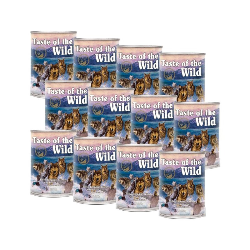 Karma dla psa TASTE OF THE WILD Wetlands Dziki drób 12 x 390 g