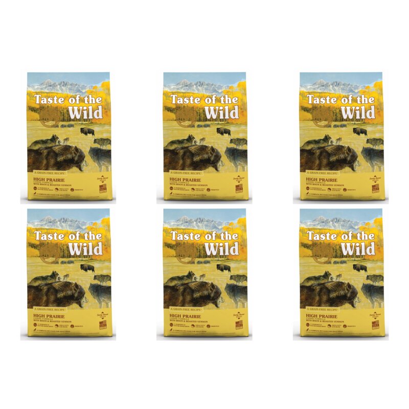 Karma dla psa TASTE OF THE WILD High Prairie Bizon i dziczyzna 6 x 2 kg