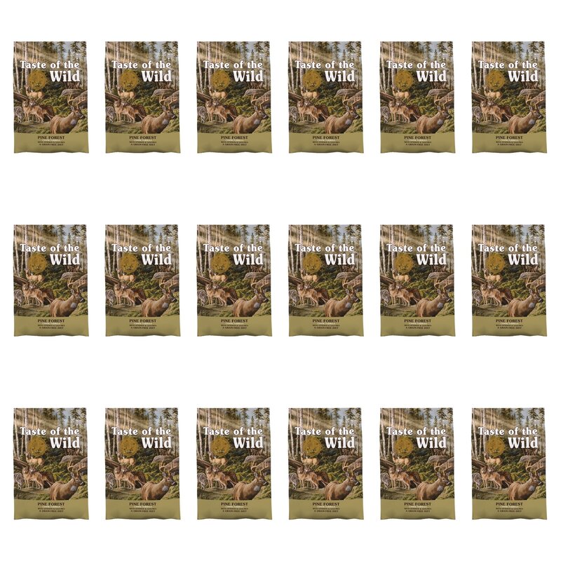 Karma dla psa TASTE OF THE WILD Pine Forest Dziczyzna z jagnięciną 18 x 2 kg