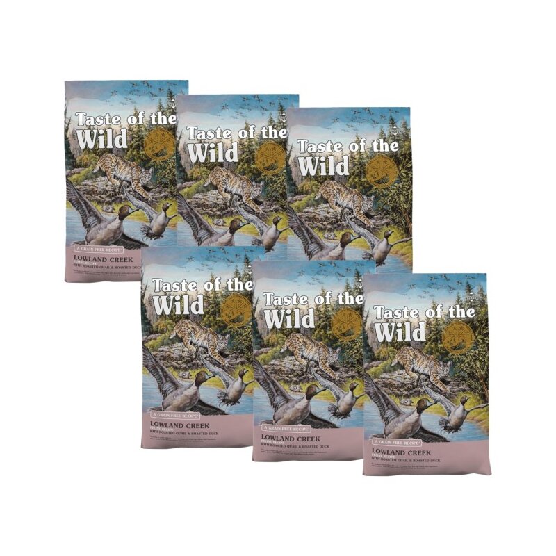 Karma dla kota TASTE OF THE WILD Lowland Creek 6 x 2 kg