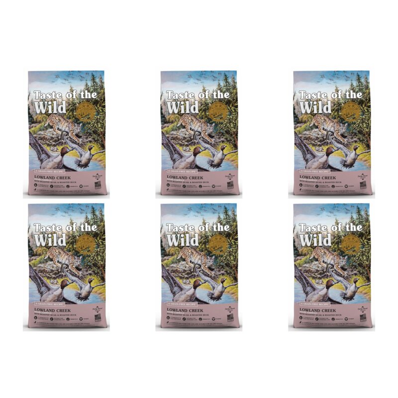 Karma dla kota TASTE OF THE WILD Lowland Creek 6 x 2 kg