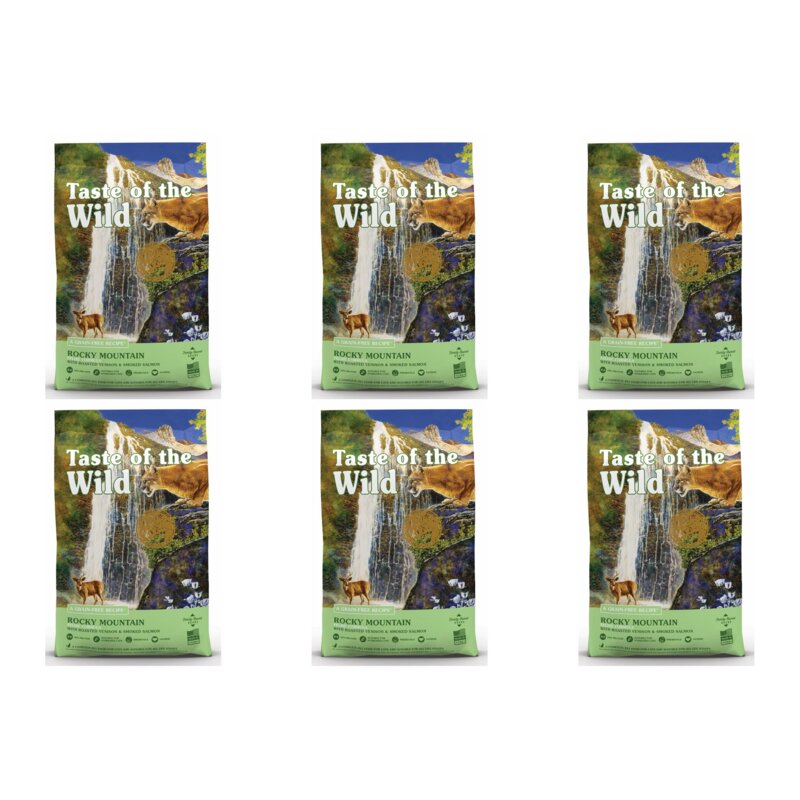 Karma dla kota TASTE OF THE WILD Rocky Mountain Jeleń i wędzony łosoś 6 x 2 kg