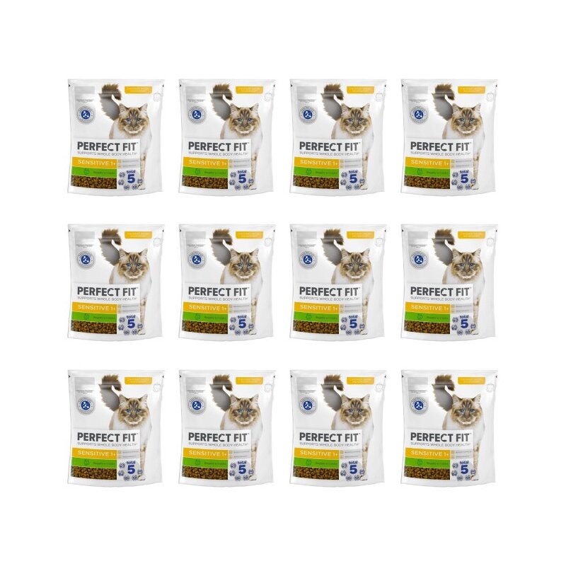 Karma dla kota PERFECT FIT Sensitive Indyk 12 x 750 g