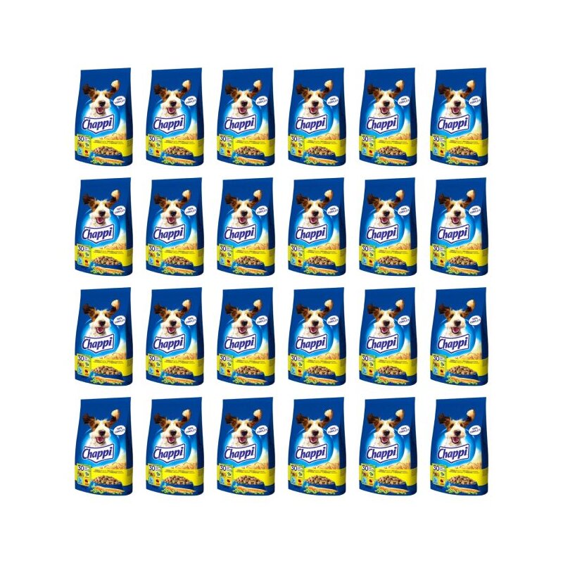 Karma dla psa CHAPPI Drób z warzywami 24 x 500 g